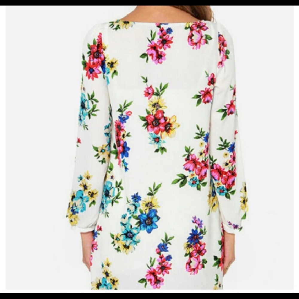 Lulus floral dress - Picture 4 of 4